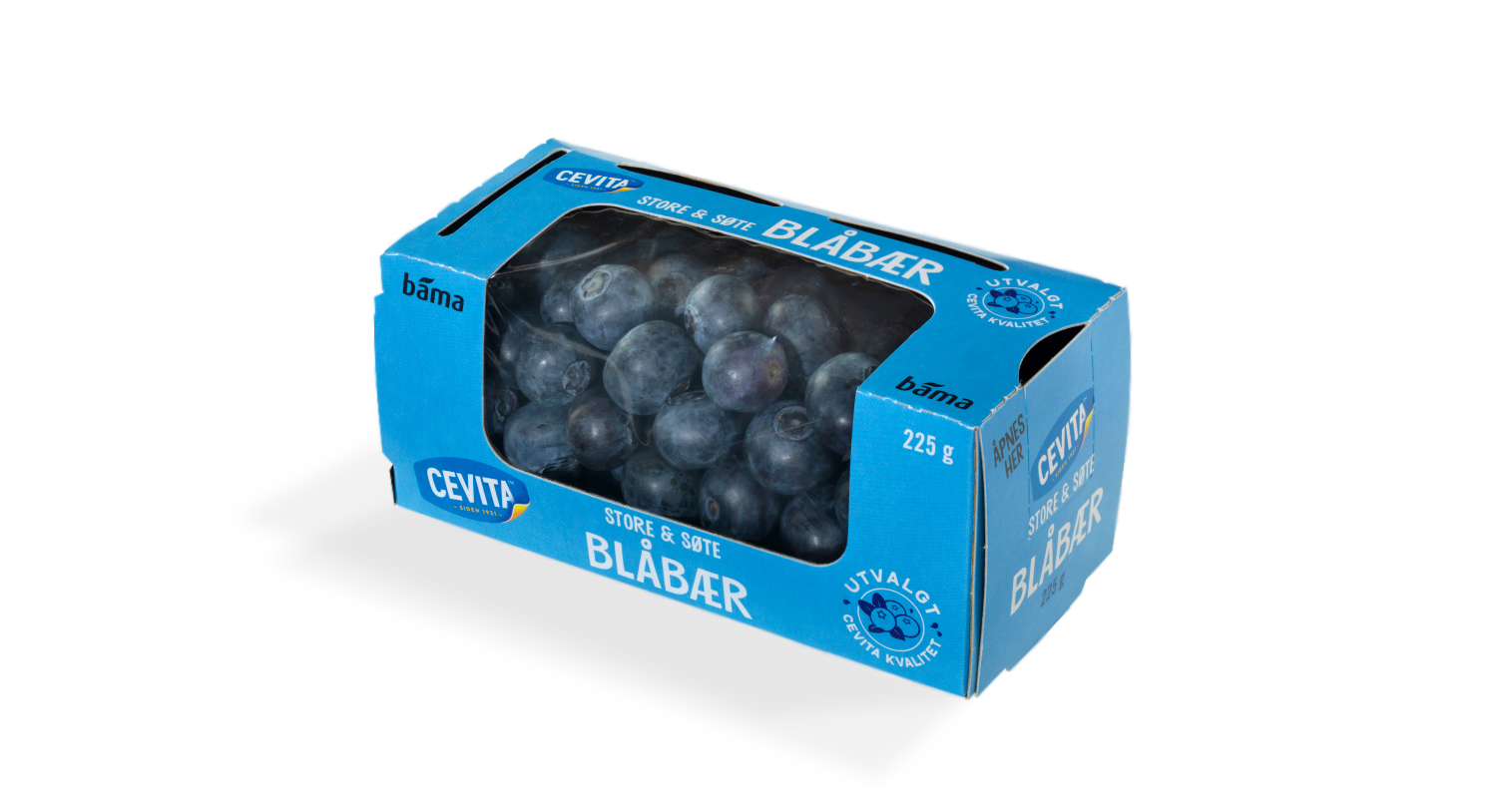 Bama Blåbær 225g