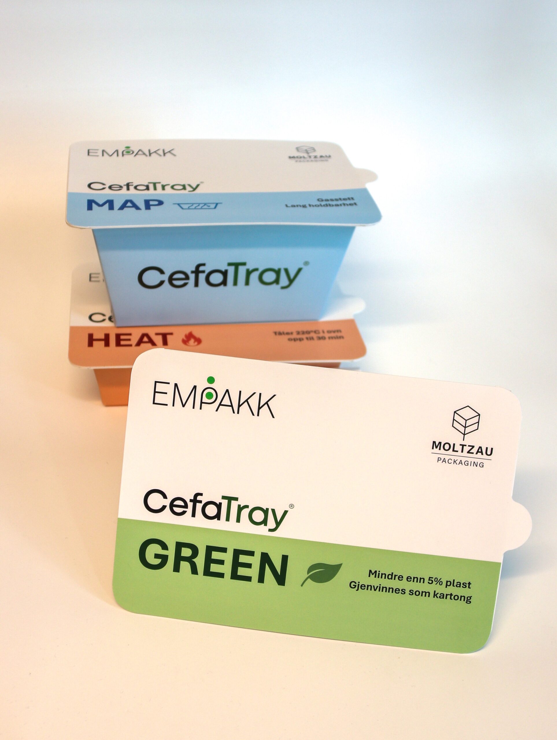Prototypes for CefaTray GREEN, MAP & HEAT